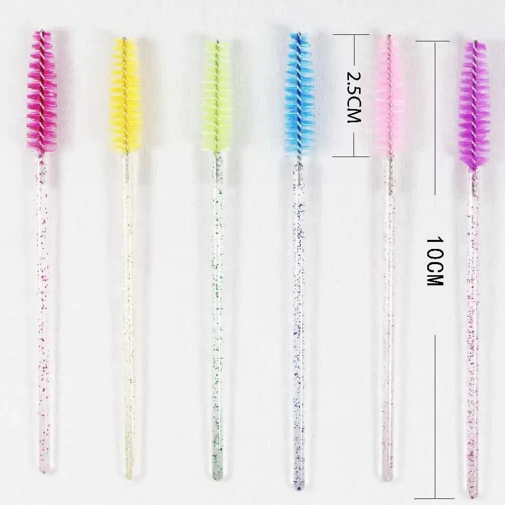 Wholesale 50/1000/2000pcs Spoolies Brushes Applicator Makeup Tools Eyelash Brush Mascara Wands Wholesale Eyebrow Lash Cleaning