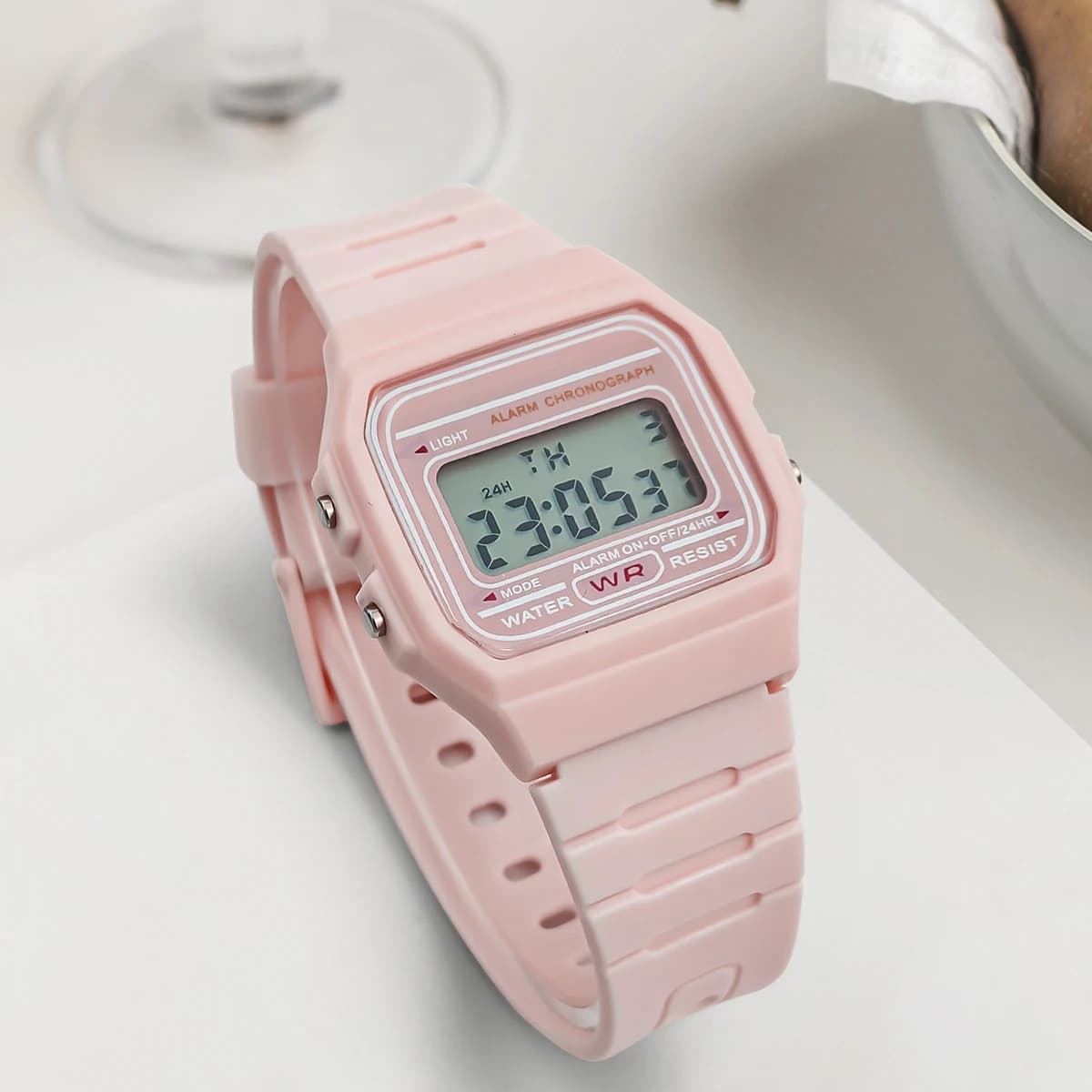 Multifunctional Digital LED Watch for Women and Men, Simple Outdoor Sport Watch for Free Time
