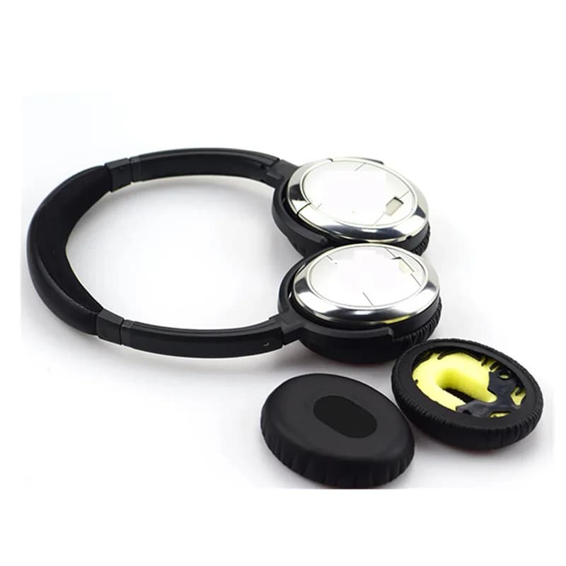 Cuscinetti auricolari di ricambio in schiuma per Bose QuietComfort QC3, per cuffie BOSE ON EAR/OE, cuscinetti auricolari in memory foam morbidi.