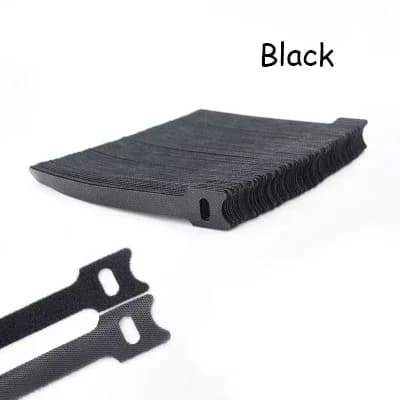 Allegato la cinghia autoadesiva in velcro Fissaggio con gancio e anello Fascetta autoadesiva Fascetta per cavi Nastro ripetibile da 12 × 150 mm