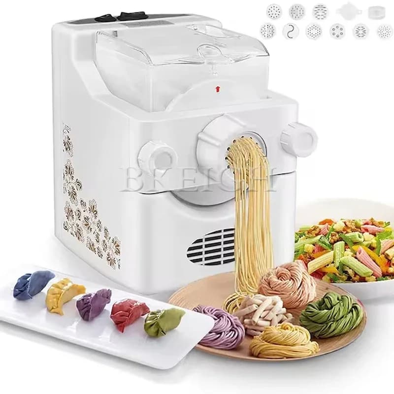 Piccola Macchina Elettrica per Pasta Italiana Fresca, Produttore Automatico di Maccheroni per Uso Domestico