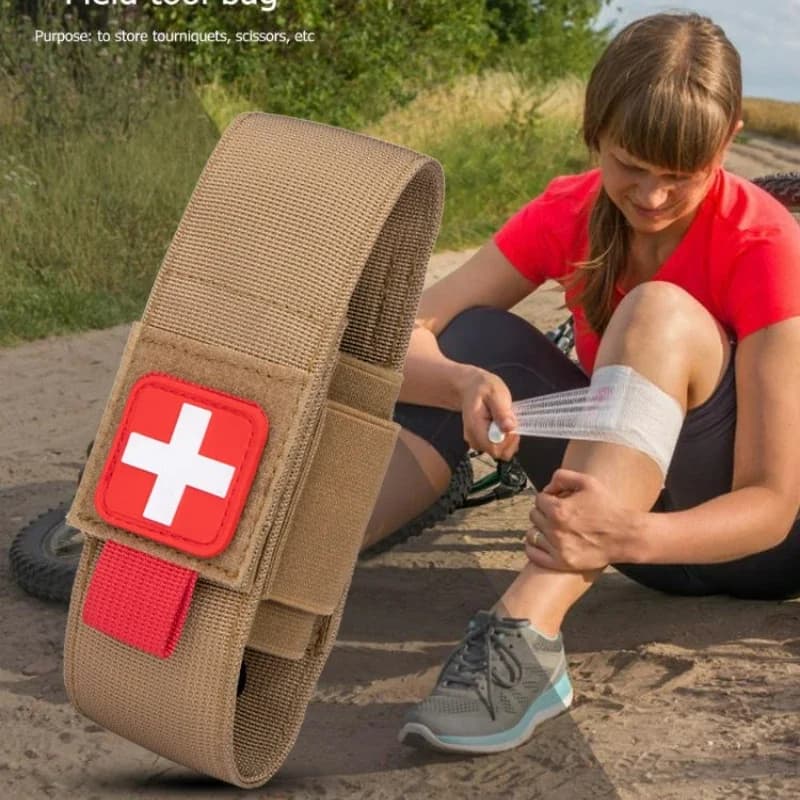 Kit di pronto soccorso professionale per esterni Borsa portaoggetti per laccio emostatico Molle Attrezzatura di sopravvivenza di emergenza per escursioni in campeggio
