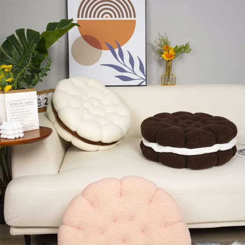 Set di Cuscini Decorativi in Morbida Lana d'Agnello INS per Sedile e Schienale, Supporto Lombare per Divano e Letto, Arredo Casa Accogliente e Confortevole