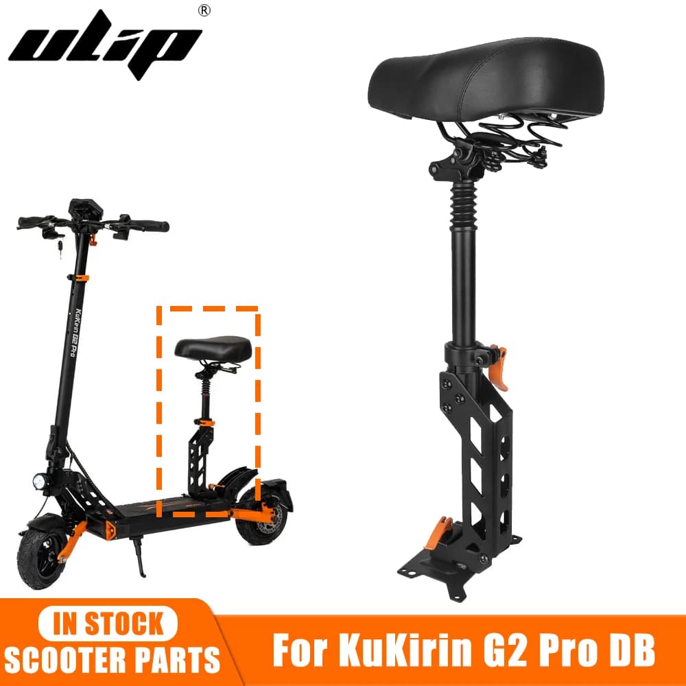 Ulip Large Seat Cushion Original Folding Seat Assembly For KUGOO KuKirin G2 Pro 2024 G2pro DB Shock Absorption Seat Cushion Part