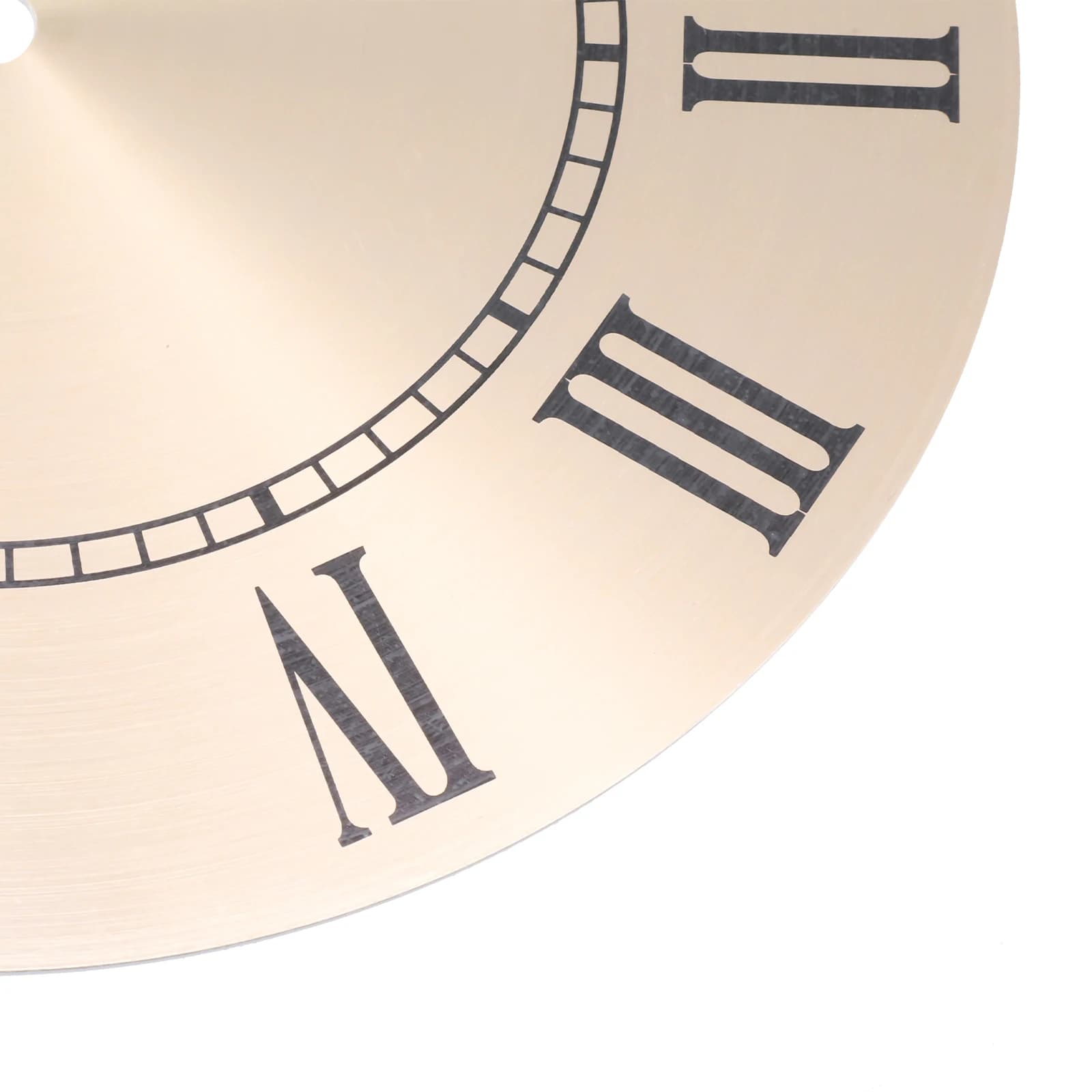 Wall Clock with Roman Numerals in Aluminium, 9,5 Polish 243mm, Fai-da-Te Quartz Clock for Living Room Decoration