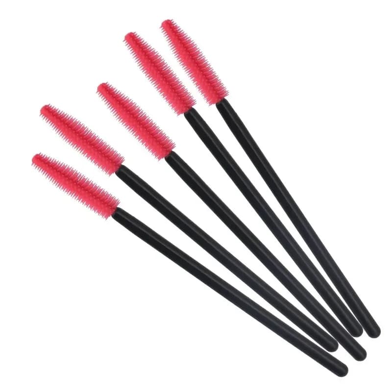 Applicatore per mascara ciglia, spazzole per extension ciglia, strumenti per il trucco donna, spazzole monouso in silicone per ciglia, 50 pezzi