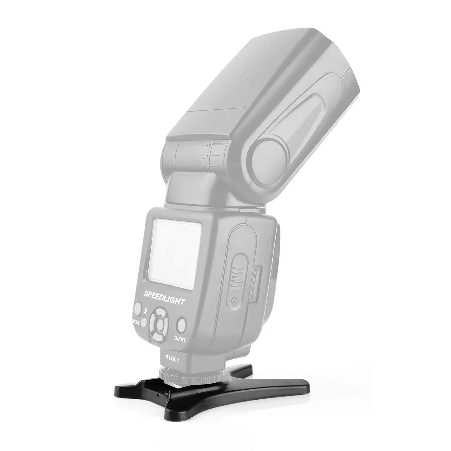 A93P Supporto per flash per fotocamera Flash Speedlight Supporto per slitta calda con filettatura per treppiede in metallo da 1/4 di pollice per Flash Speedlight Speedlite Ca