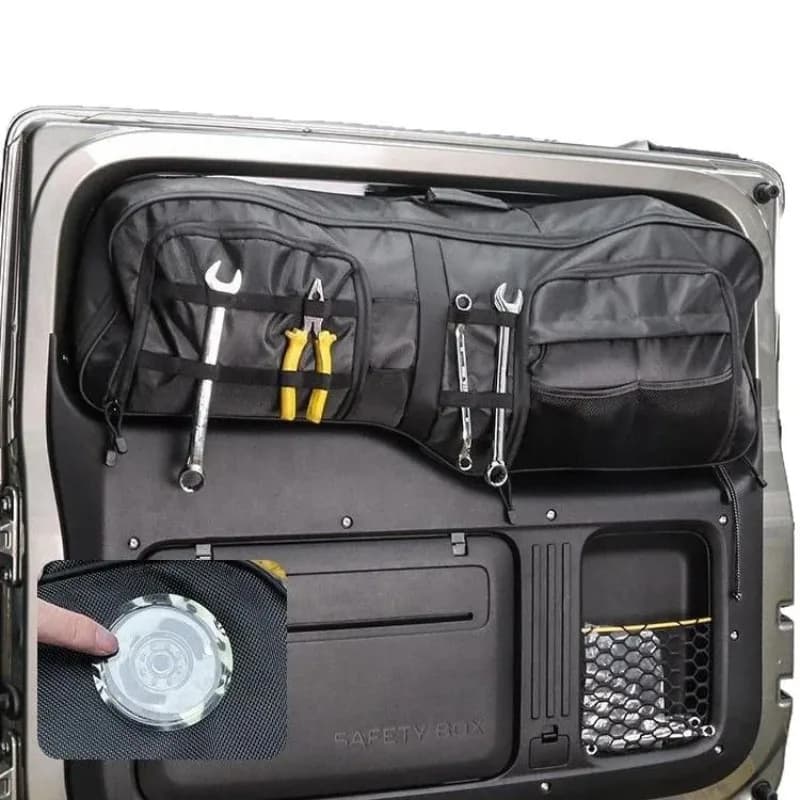 For Chery ICAUR V23 Car Trunk Tailgate Tool Storage Bag Storage Expansion Off-road Modification Multi-Pocket Organizer Accessory