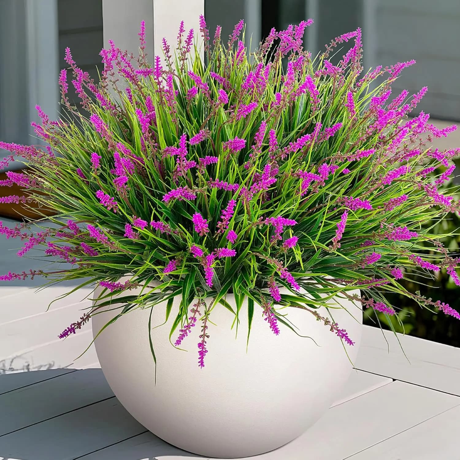 Artificial Plastic Lavender Plants Outdoor Yard Party Wedding Holiday Celebration Indoor Table House Corners Balcony Decorations