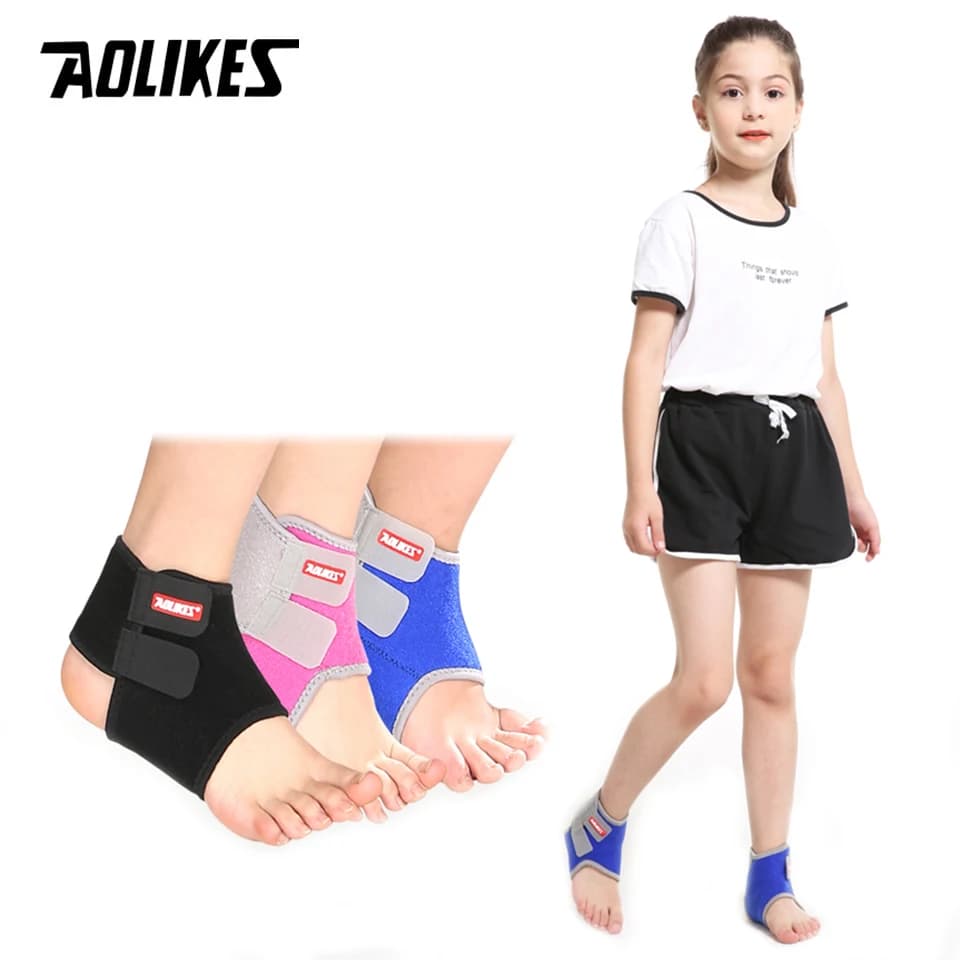 AOLIKES 1 paio cinturino alla caviglia per bambini per ciclismo corsa palestra bambini Sport cavigliera supporto protezione protezione ragazzo ragazza tobillera