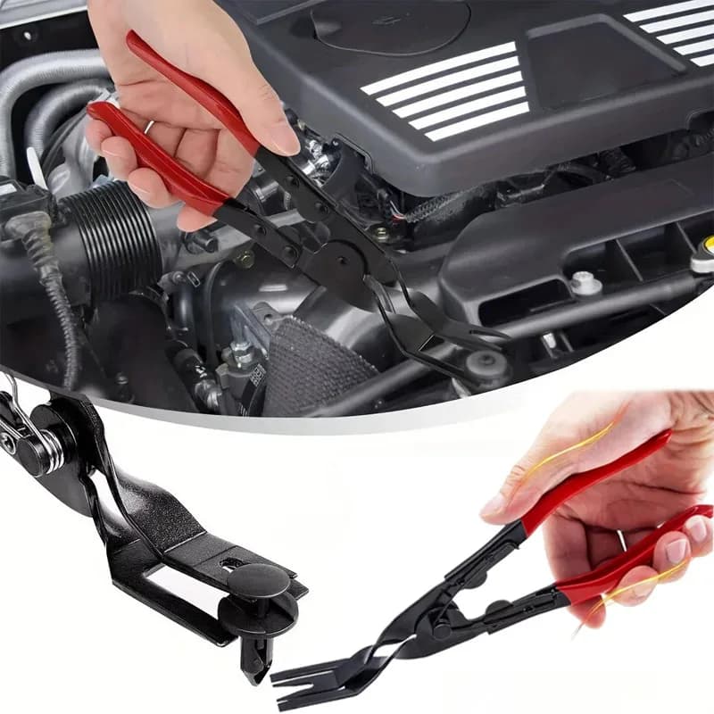 Set di 1-10 Pinze per Clip Auto, Strumento per Rimozione Fissaggi, Clip di Fissaggio, Rivetti e Finiture per Portiere Auto