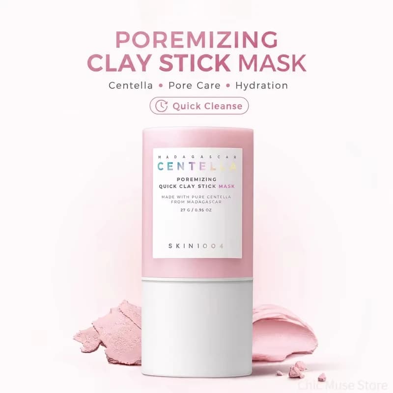 SKIN1004 Korean Centella Poremizing Quick Clay Stick Mask 27g 5 Clays Deep Pore Cleansing Sebum Control Blackhead Remover Gifts