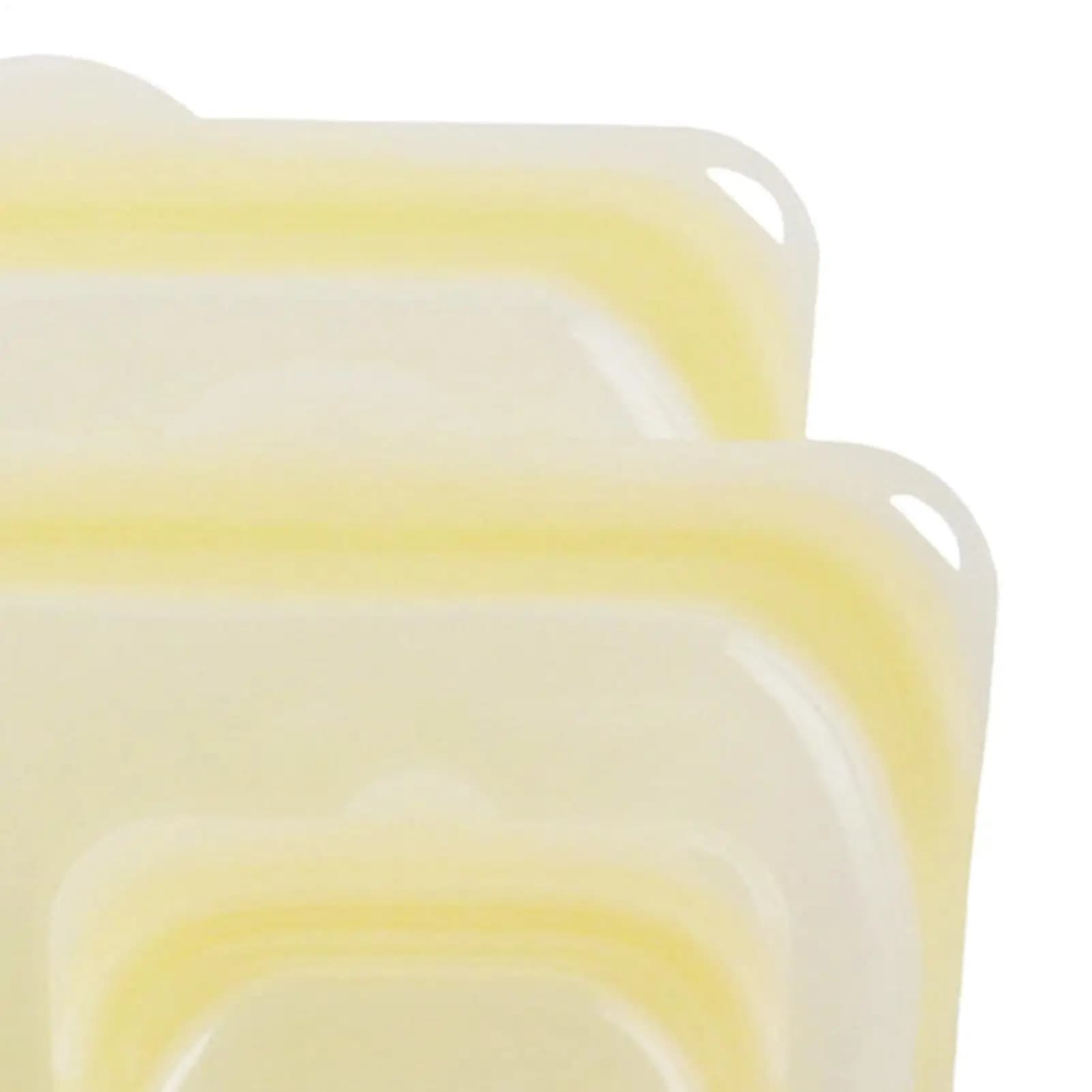 Contenitori per Alimenti Riutilizzabili in Silicone, Set da 3 Pezzi, Ermetici, per Preparazione Pasti, Pranzo, Viaggi, Frigorifero, Carne