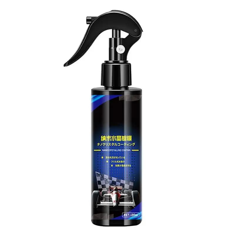 Agente di rivestimento spray Smalto per auto Liquido per lavaggio senza acqua Cera per rivestimento idrofobico Smalto e sigillante per vernice polimerica Protezione dei dettagli