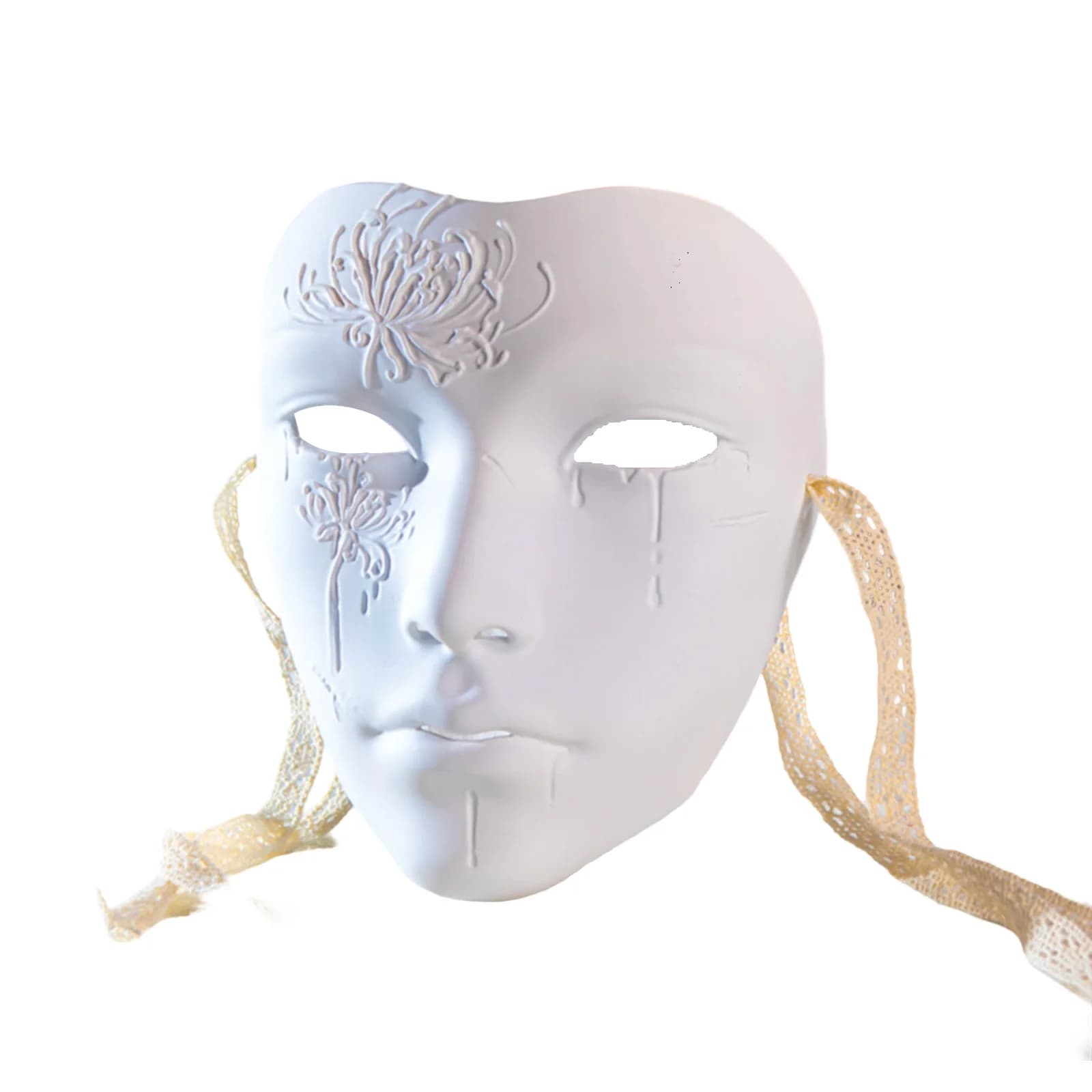 Coperture per il viso Steampunk con motivo floreale, coperture per il viso da maschera, coperture per il viso complete per le donne
