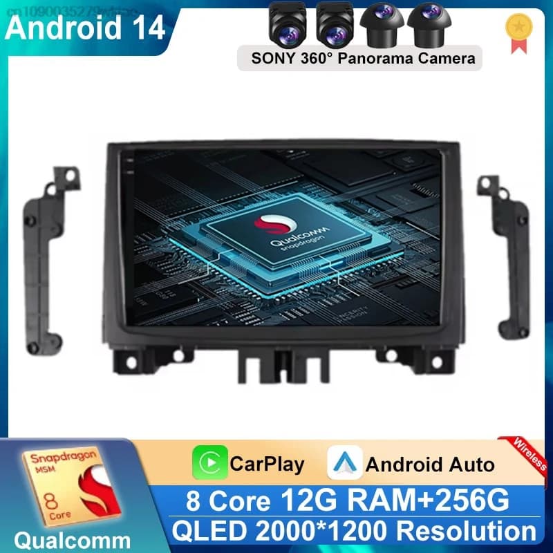 9" Android 14 For Mercedes Benz Sprinter For VW Crafter 2006- 2016 Car Radio Android CarPlay 4G WIFI GPS Navigation No 2din DSP