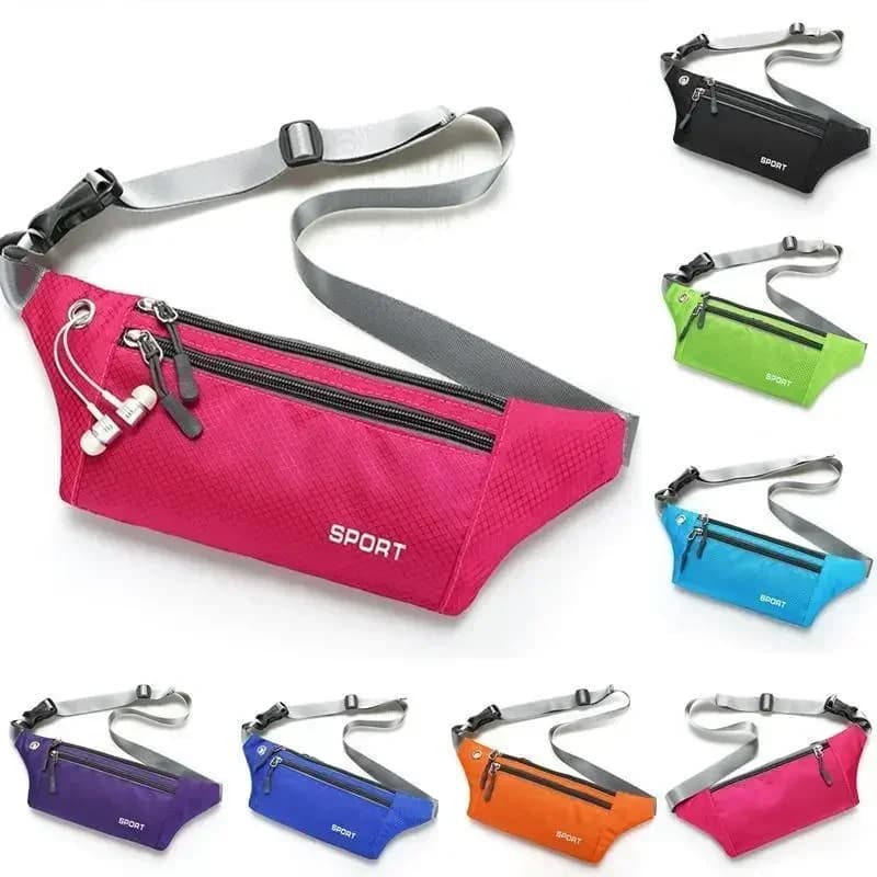 Men's Multifunction Waist Bag Nylon Waist Belt Running Belt Sports Bags for Mobile Phone Bag Pocket Travel Bag