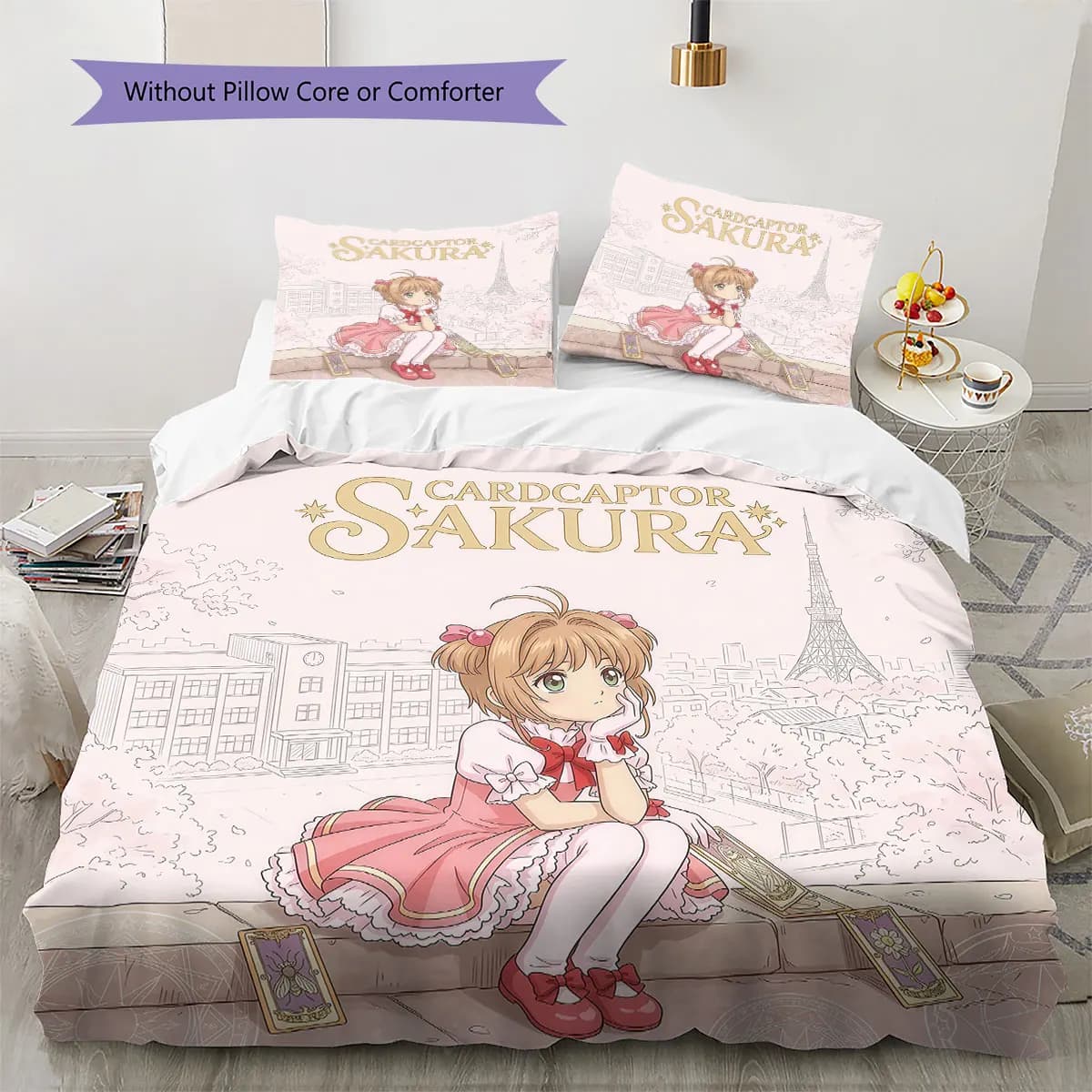 Cardcaptor Sakura Soft Duvet Cover Child's Bedding Set,Extra Large Size Gifts Various Sizes Available -HE161
