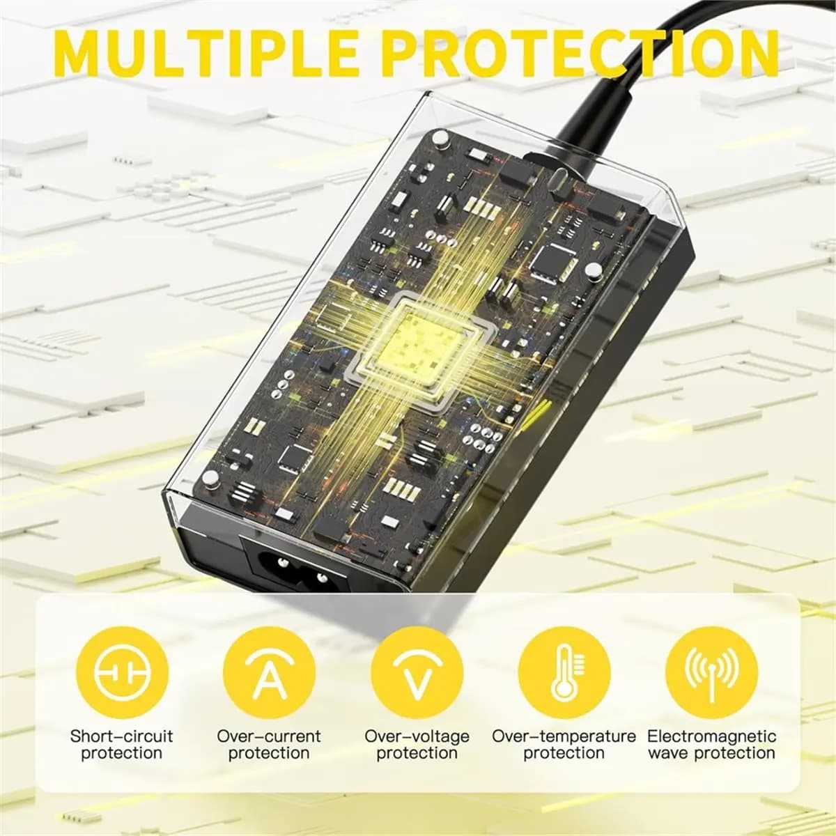 Caricabatterie per Auto HITL 12V-24V per AirSense 11, AirSense 11 AutoSet/Elite, Adattatore DC AirMini, Cavo di Alimentazione Sostitutivo