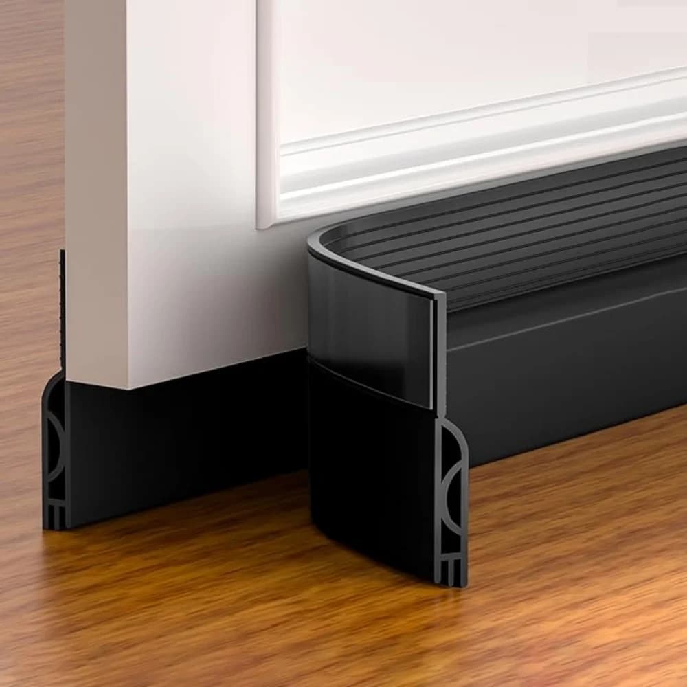 Guarnizione Isolante per Porta da 1m, Striscia Sigillante Insonorizzante per Fessure Sottoporta, Isolamento Termico e Acustico