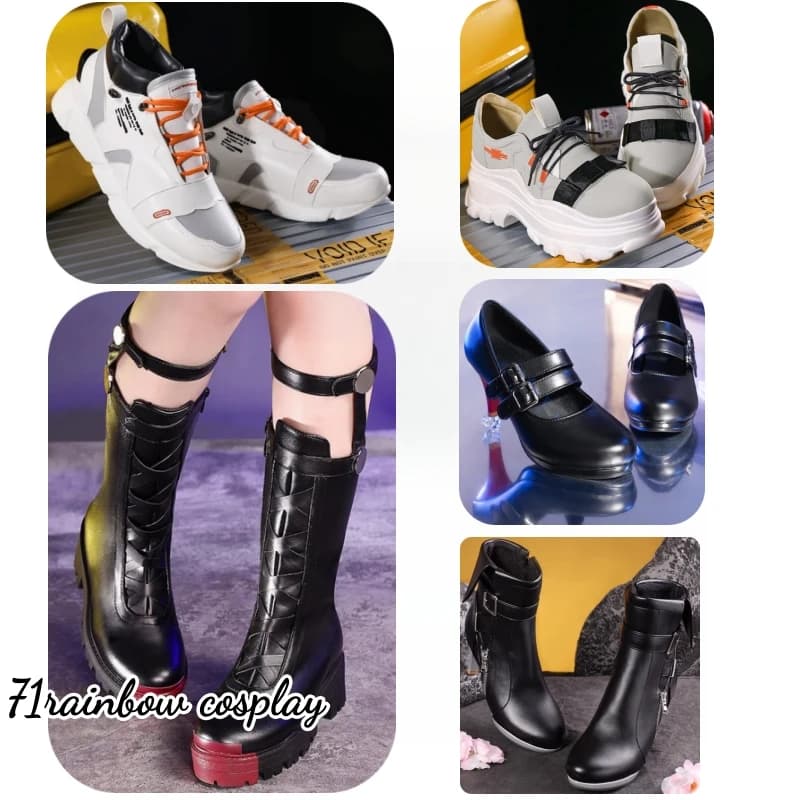 Zenless Zone Zero scarpe Cosplay Wise Belle Corin Wickes Ellen Joe Hoshimi Miyabi stivali Cosplay scarpe