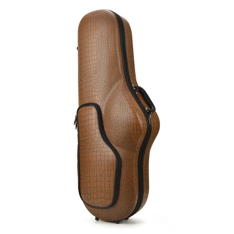Leather Tenor Saxophone Bag Lightweight Shockproof Wear-resistant Portable Shoulders Saxophone Bag Musical Instrument Accessory