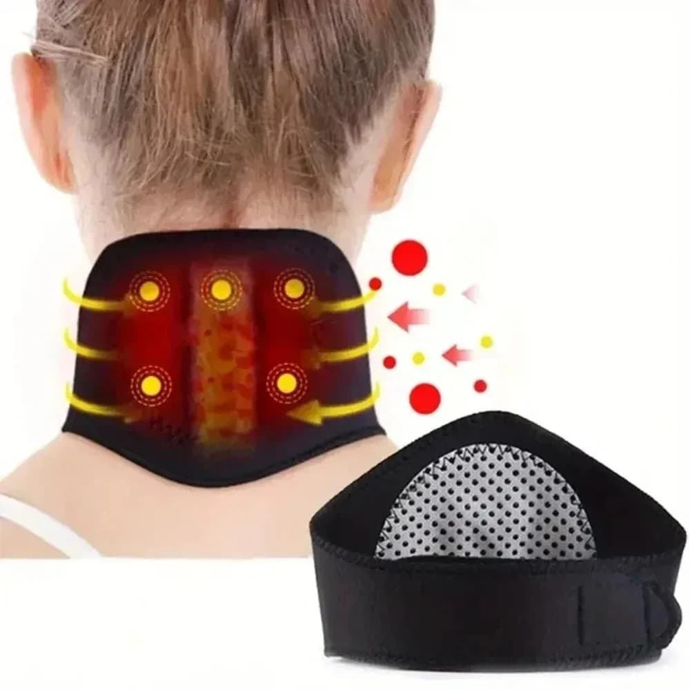 2026NUOVO Cuscino cervicale portatile medio morbido per il collo riscaldato con terapia di calore spontanea per colpire, dolore
