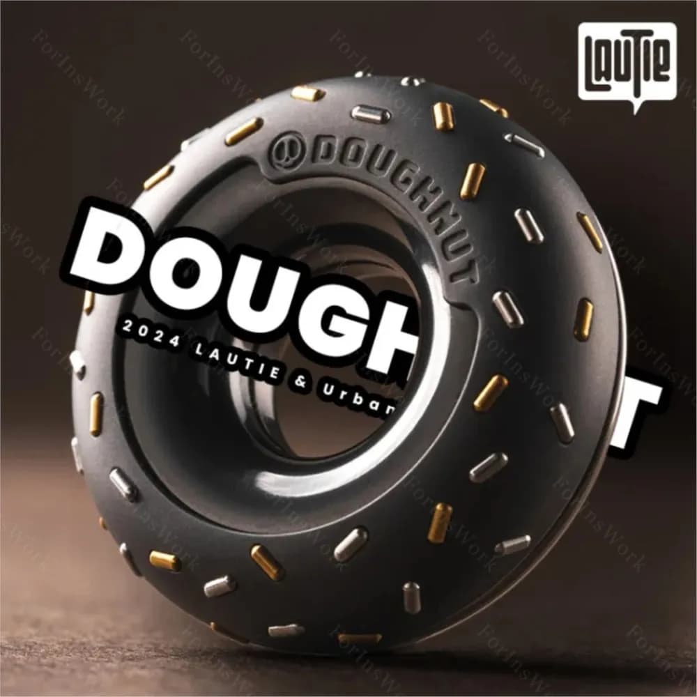 LAUTIE EDC X URBAN EDC Co-Brand “Doughnut” Fidget Spinner Metal Fidget Spinner Fidget Giocattolo antistress