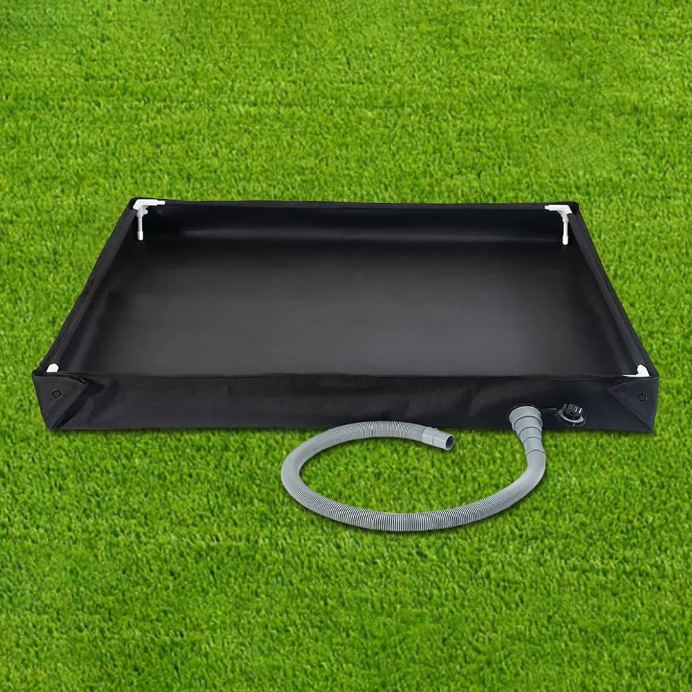 Portable Shower Pan Camping Shower Tent Floor Base Outdoor Tent Shower Tray for RV Outdoor Camping Shower Beach Pet Bath