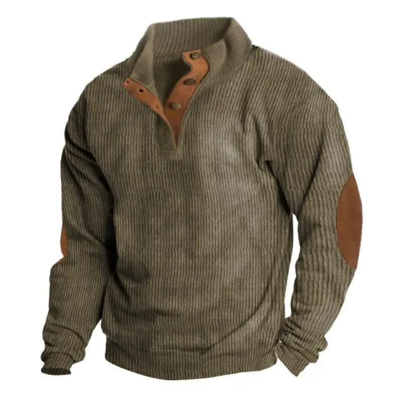 Autumn Winter Men's Outdoor Jacket Casual Long Sleeve Hoodie Velvet Stand Collar Sweatshirt Comfortable Breathable Sports Wear