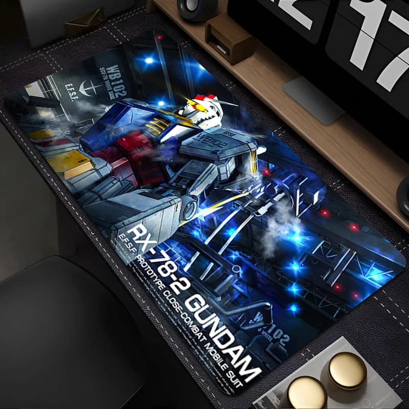 Tappetino per mouse Mechanical Warrior RX-78-2 G-gundam 90x40 cm Anime Gamer Computer Mousepad Gaming Tablet Varmilo Tappetino per tastiera Mausepad