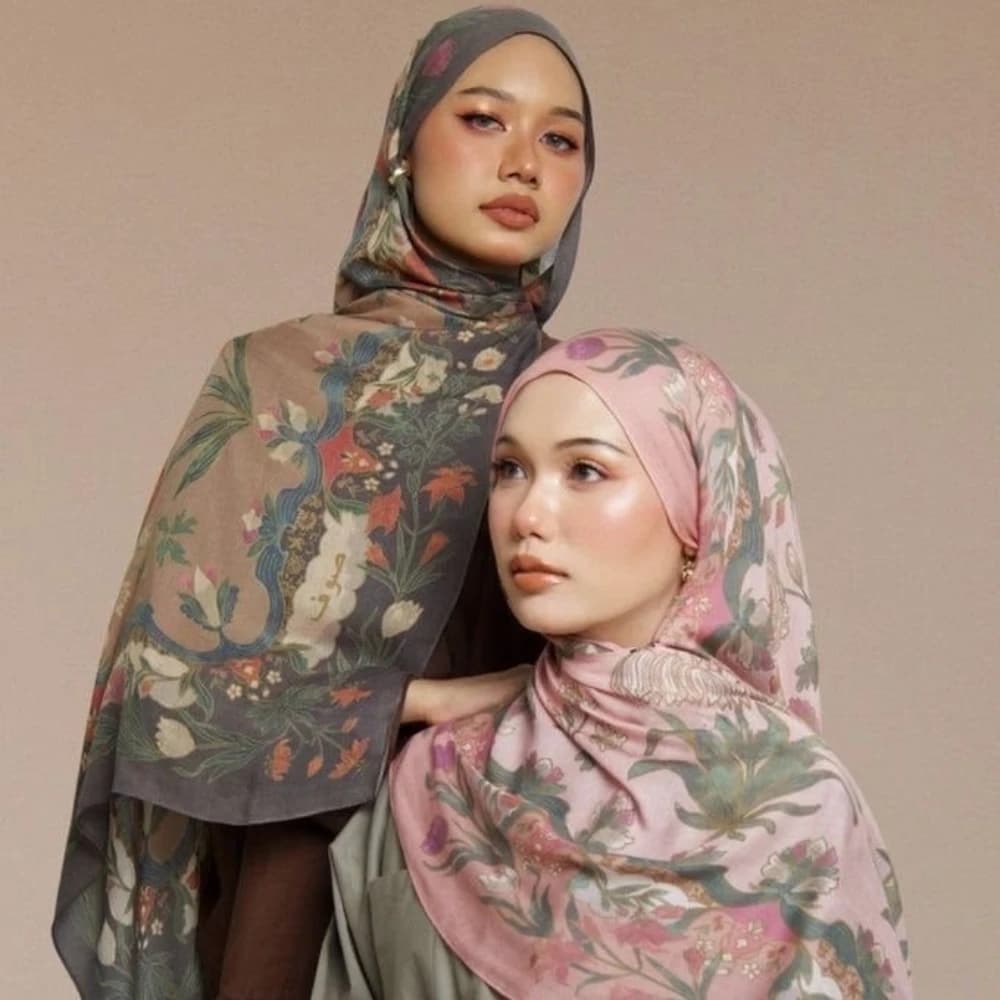 1 piece tie-dye watercolor ethnic bag head scarf printed Malaysian long scarf Turkish scarf shawl scarf