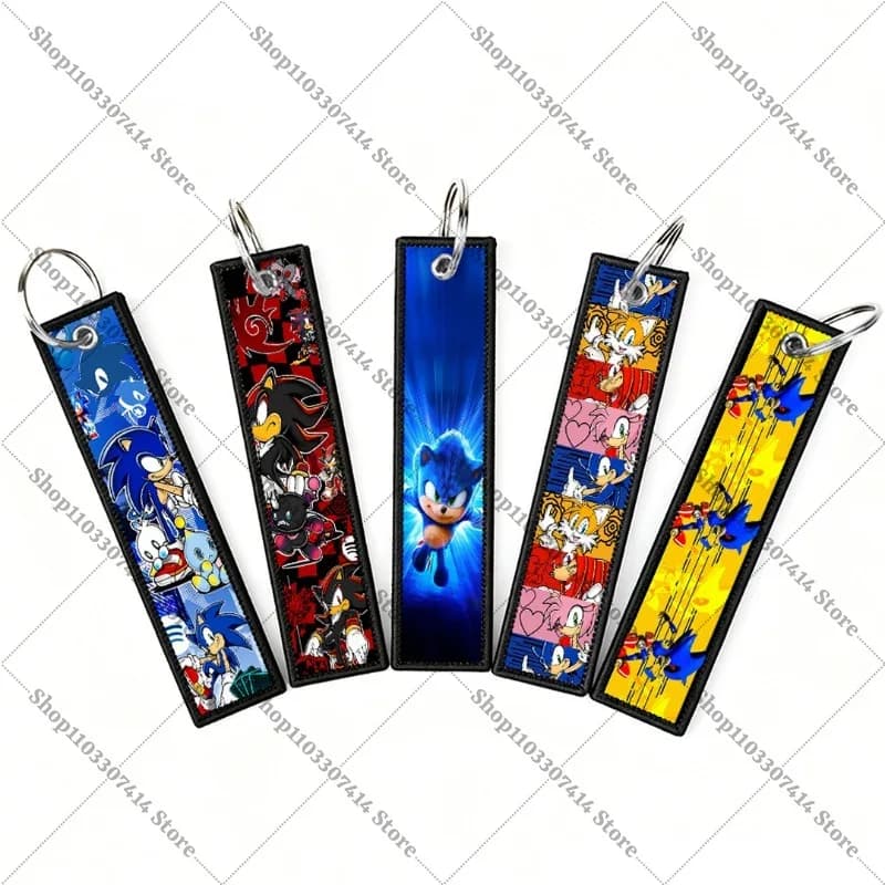 Anime Game Creative Keychain Accessories Cartoon Cute Keyrings Hedgehog Fashion Keyring Backpack Bag Ornament Birthday Gift 2026