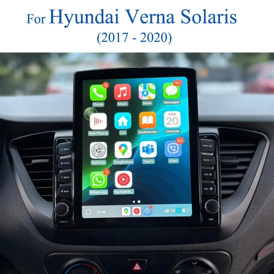 Android 14 8G Ram 128GB Autoradio Per Hyundai Verna Solaris 2017 - 2020 Auto GPS di Navigazione Multimediale Lettore DVD nastro Carplay