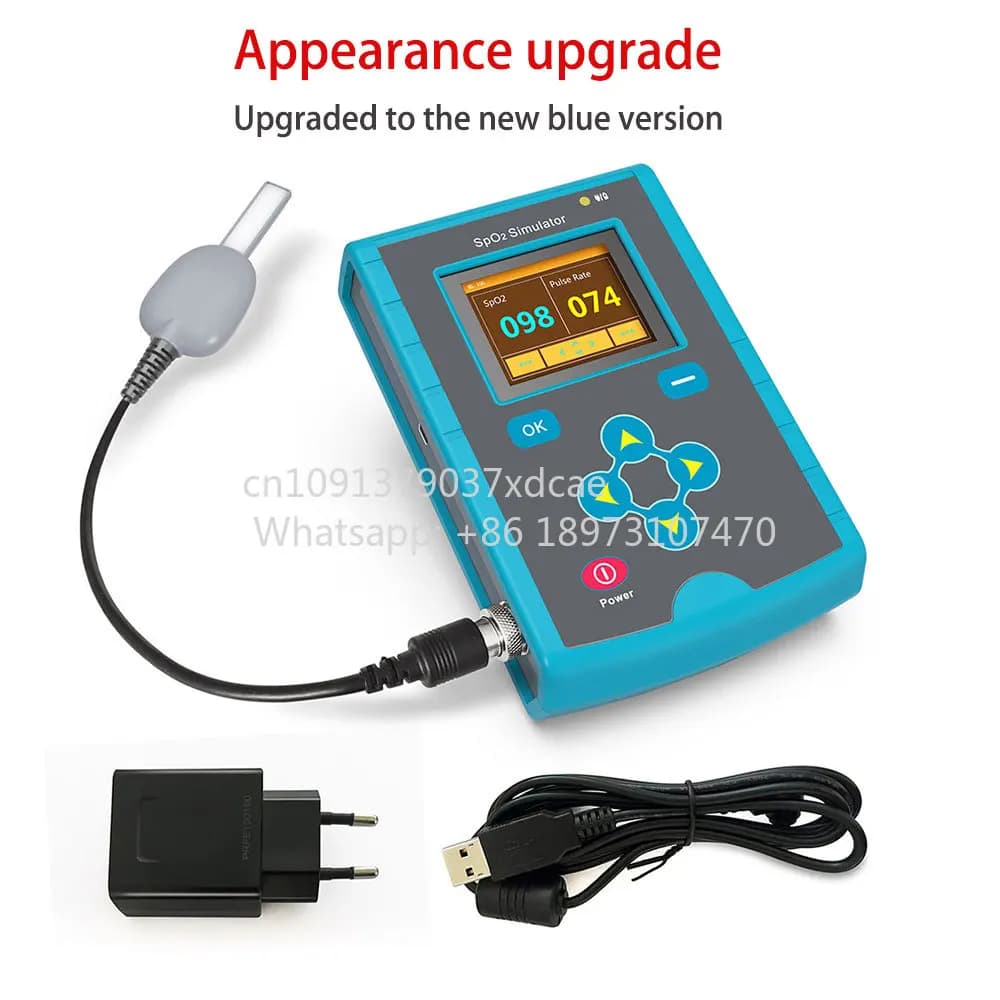2026 New MS100 . Simulator. .Saturation Simulation R-curves Rate Amplitude Patient Monitor PR Pulse Oximeter Teste