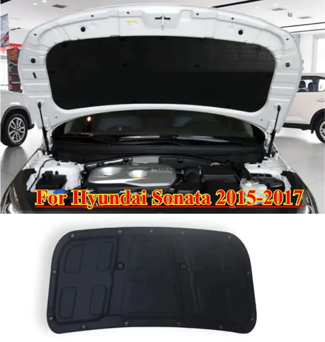 Engine Mat Hood Insulation Pad Heat Shield Blanket For Hyundai Sonata 2015-2017