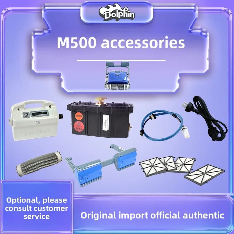 M500 Dolphin Pool Automatic Water Suction Machine Accessories Remote Control Filter Bag with Tortoise Belt