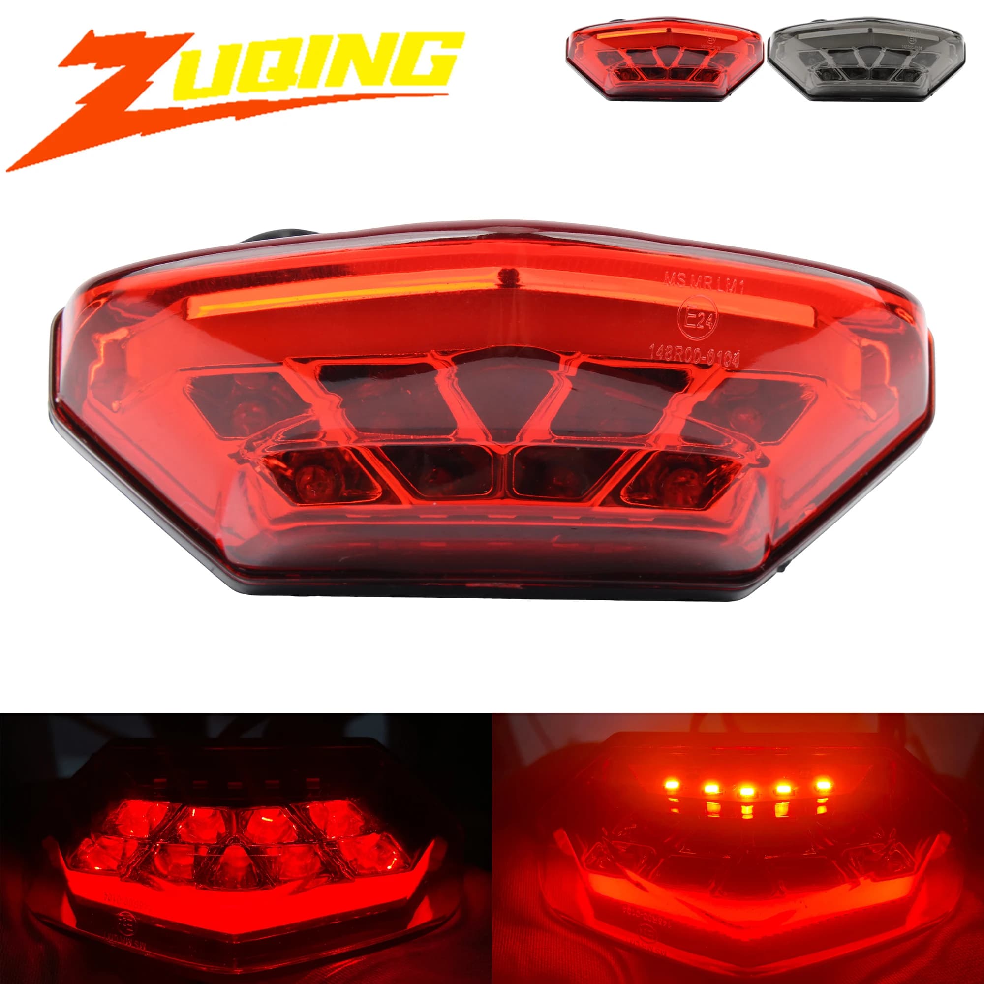 3 universal wires 12V LED motorcycle back light lamp rear sign DRL signal for Honda Yamaha KTM ADV Dirt Bike ATV parts