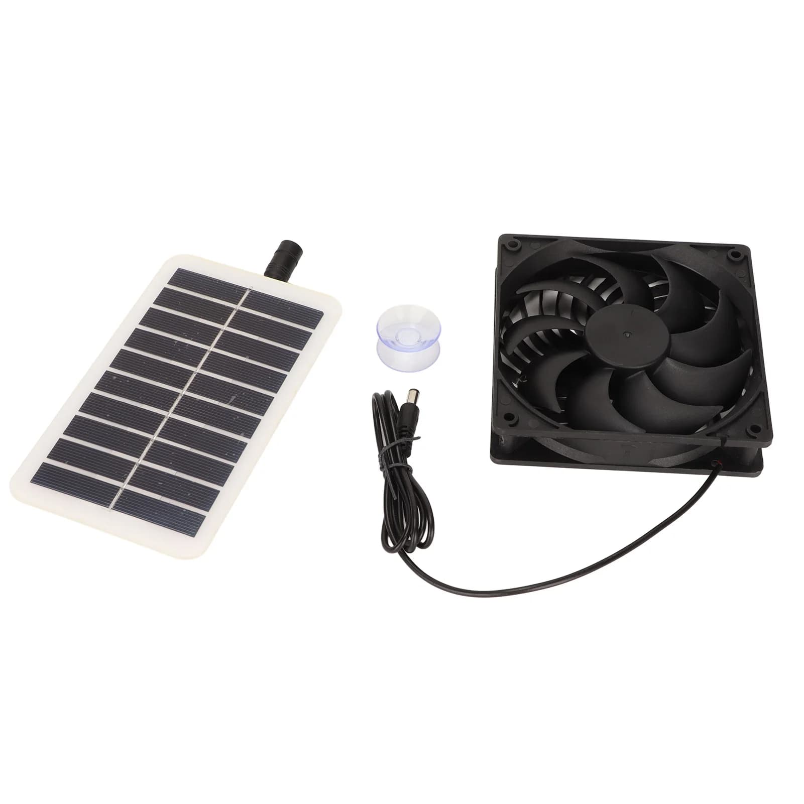 Ventilatore di scarico del pannello solare Ventilatore di scarico dell'aria del pannello di energia solare Risparmio energetico 15W Portatile efficiente per cucina per serra