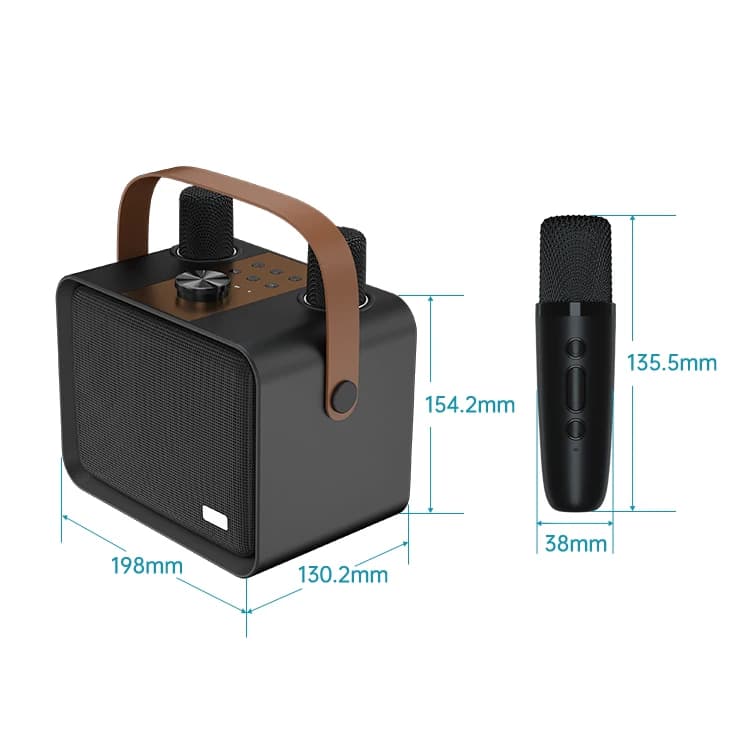 QM1 Mini lettore portatile esterno wireless di vendita caldo 20w Altoparlante amplificatore per karaoke per musica da festa con Bluetooth