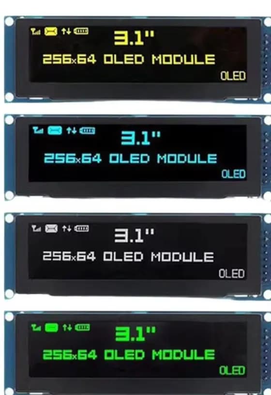 3.12 Inch 256x64 For OLED LCD Display SSD1322 Driver 16 Pin Parallel For SPI Interface For For Arduino DIY Electronic Projects