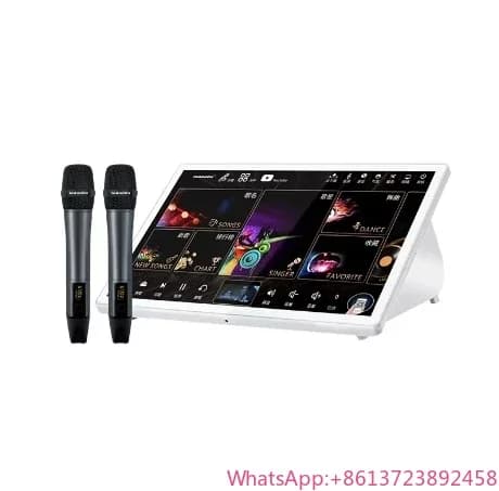 Nuovo 2025 InAndOn Ultimo Modello 18.5 5-in-1 4T Lettore Musicale Karaoke Professionale Portatile, Sistema Durevole per Home Theater e Feste KTV
