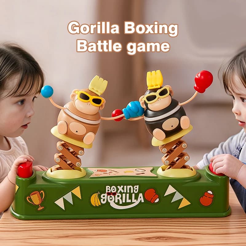 Punzonatura Gorilla Gioco da tavolo Puzzle Gioco di boxe da tavolo Battaglia multigiocatore Gioco interattivo per feste giocattolo Giocattoli antistress per bambini