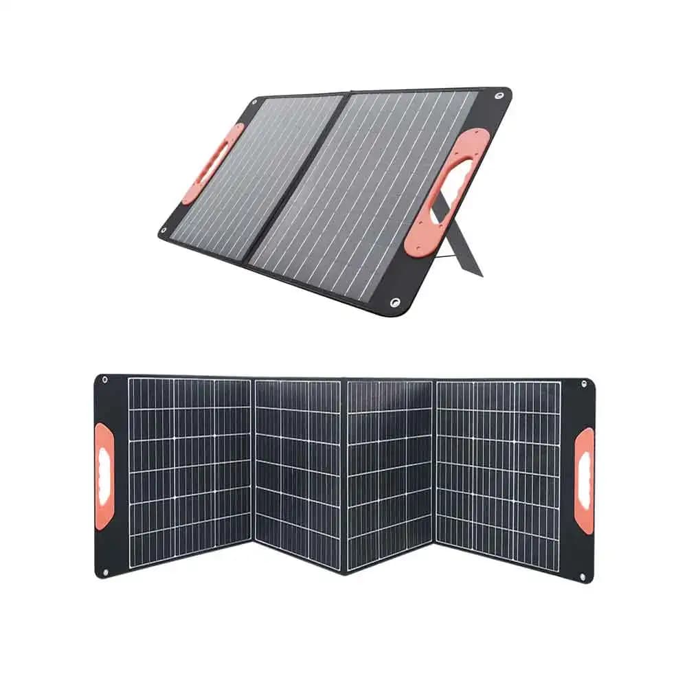 Pannello solare pieghevole SUPA arancione 18V100W/200W del produttore cinese Consegna rapida Attrezzatura da campeggio Prezzo economico