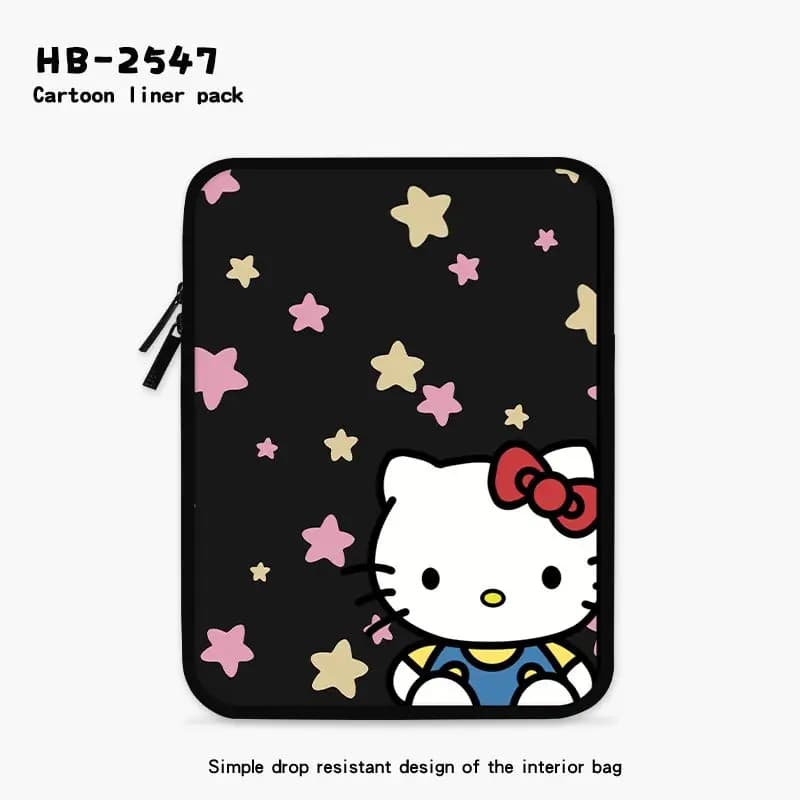 Custodia per Computer Anime Hello Kitty, Borsa Protettiva per Laptop 13 13.3 14 15 15.6 Pollici, Adatta per Macbook Air M2, Idea Regalo