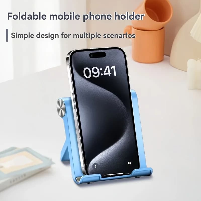 Supporto pieghevole per telefono da tavolo alla moda – Supporto multifunzionale per smartphone e tablet, regalo portatile