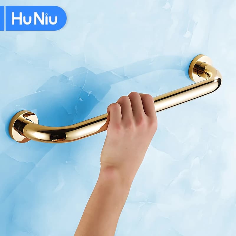 HuNiu Bagno Vasca da bagno Corrimano Maniglioni Ottone antico 30/40/50 cm Antiscivolo WC Doccia Grab Bar Home Assist Bar Portasciugamani
