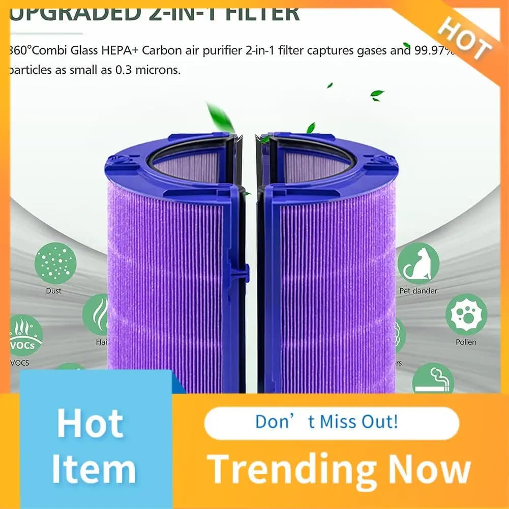 Filtro Hepa purificatore d'aria aggiornato A13I, filtro Hepa purificatore d'aria di ricambio compatibile per Dysons TP06 TP/HP/DP04/05/07