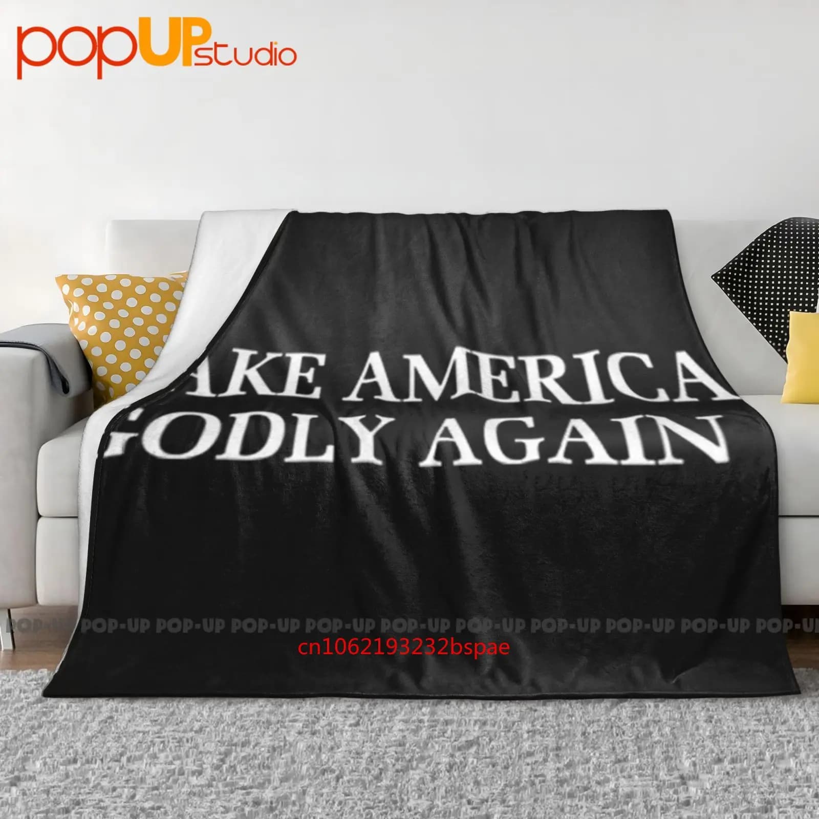 Christian Make America Godly Again Ultra-Soft Blanket Quilt Winter Sofa Cover Bed Covers