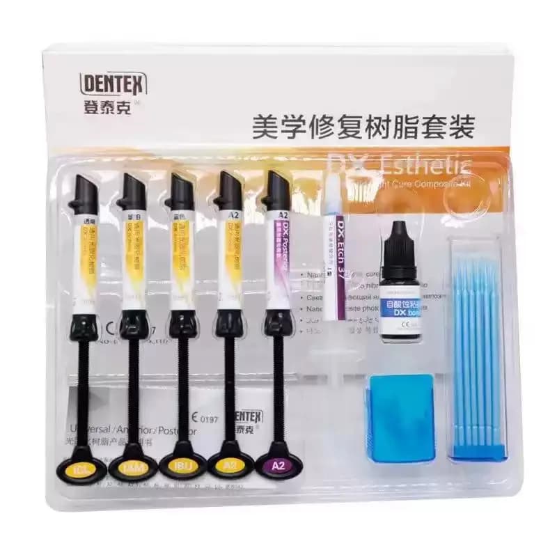 2025 Teeth Recovery Kit Resin for Restoration in Porcelain Universal Resin for Light Curing Dental Adhesive Materials for Whitening Lab